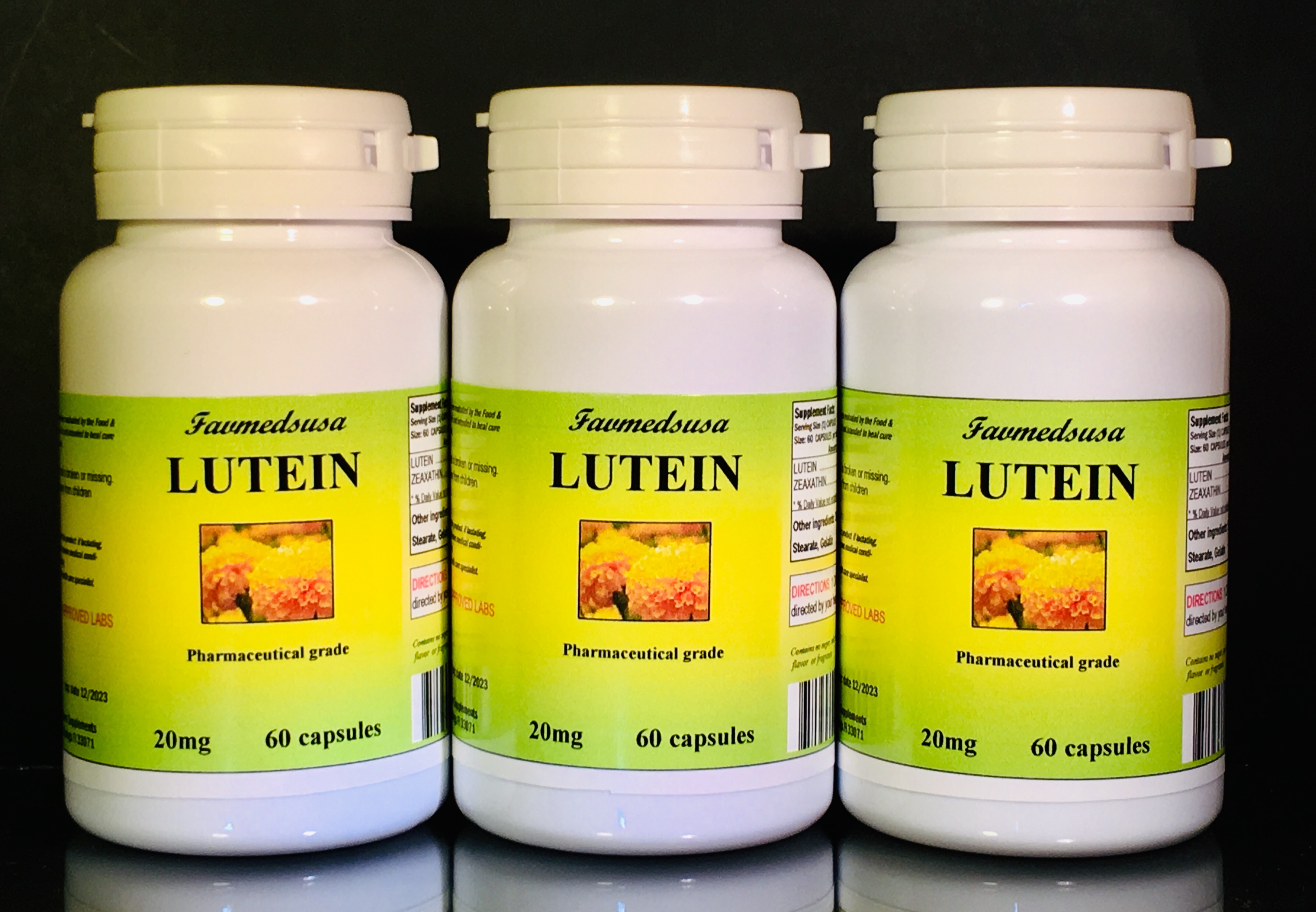 Lutein 20mg +Zeaxanthin - 180 (3x60) capsules